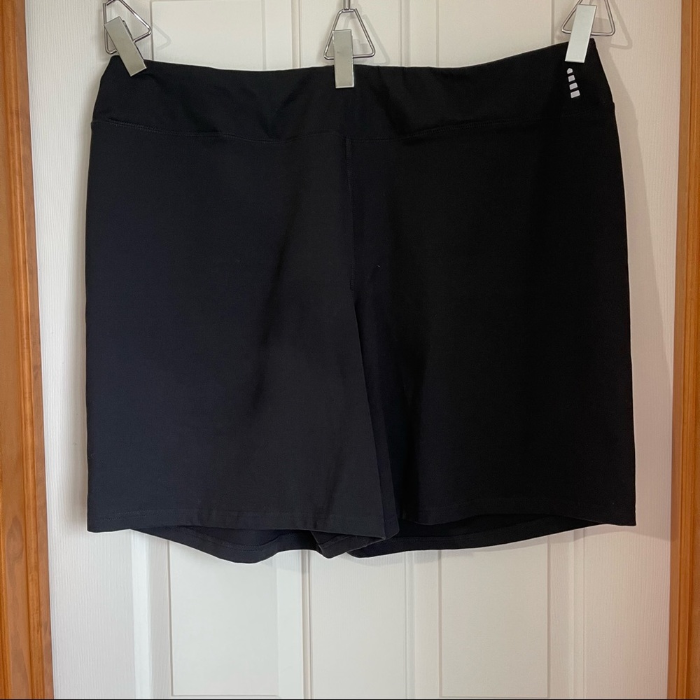 Lands End Performance Sport Shorts Black 3X Plus Size